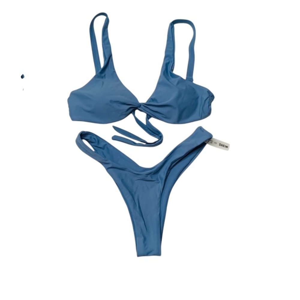 SHEIN size XS Blue Bikini Set
